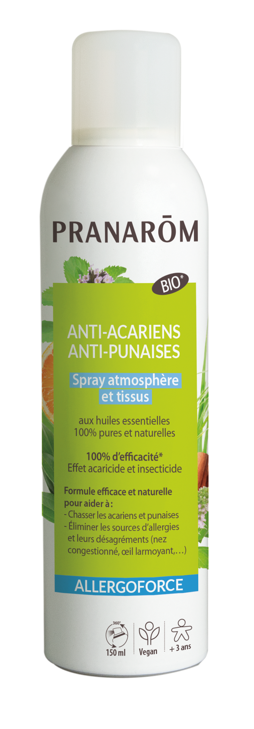 Pranarom Allergoforce Spray Anti-Acariens Anti-Punaises