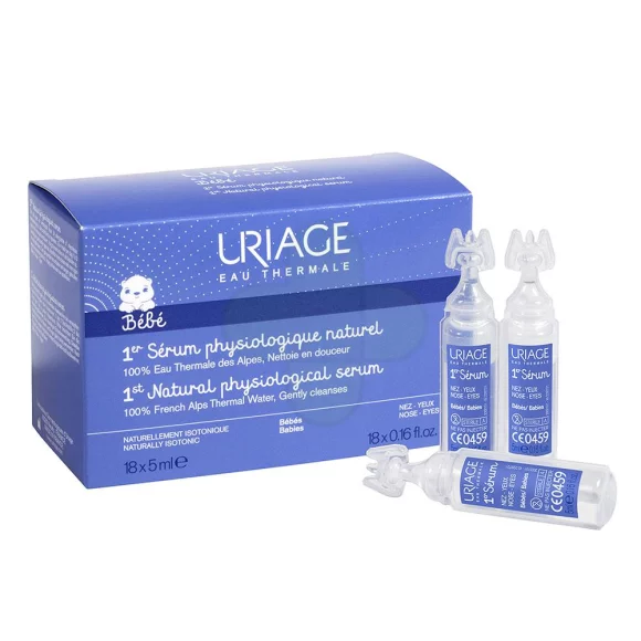 Uriage Bébé Naturel physiological serum for the smallest 15x5 ml