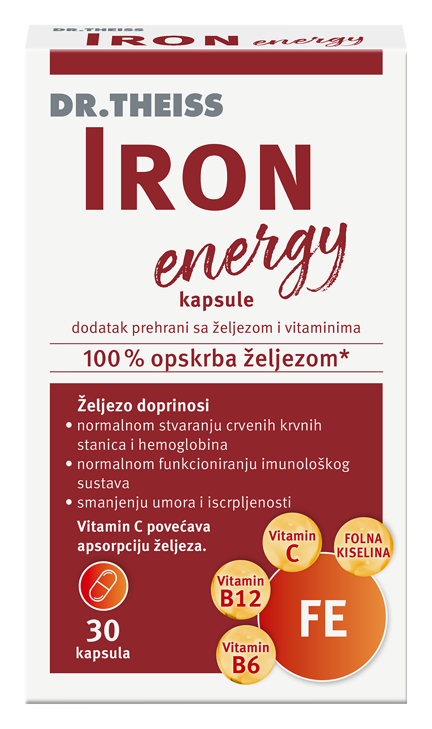 Dr. Theiss Iron Energy 30 kapsula