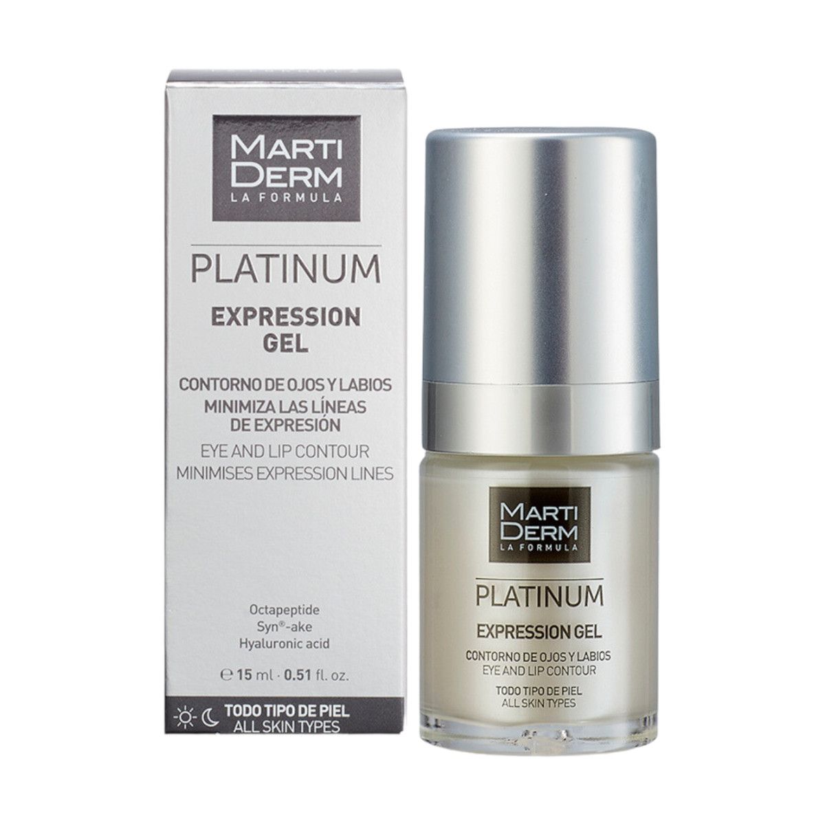 MartiDerm Platinum Expression gel za područje oko očiju i usana 15 ml